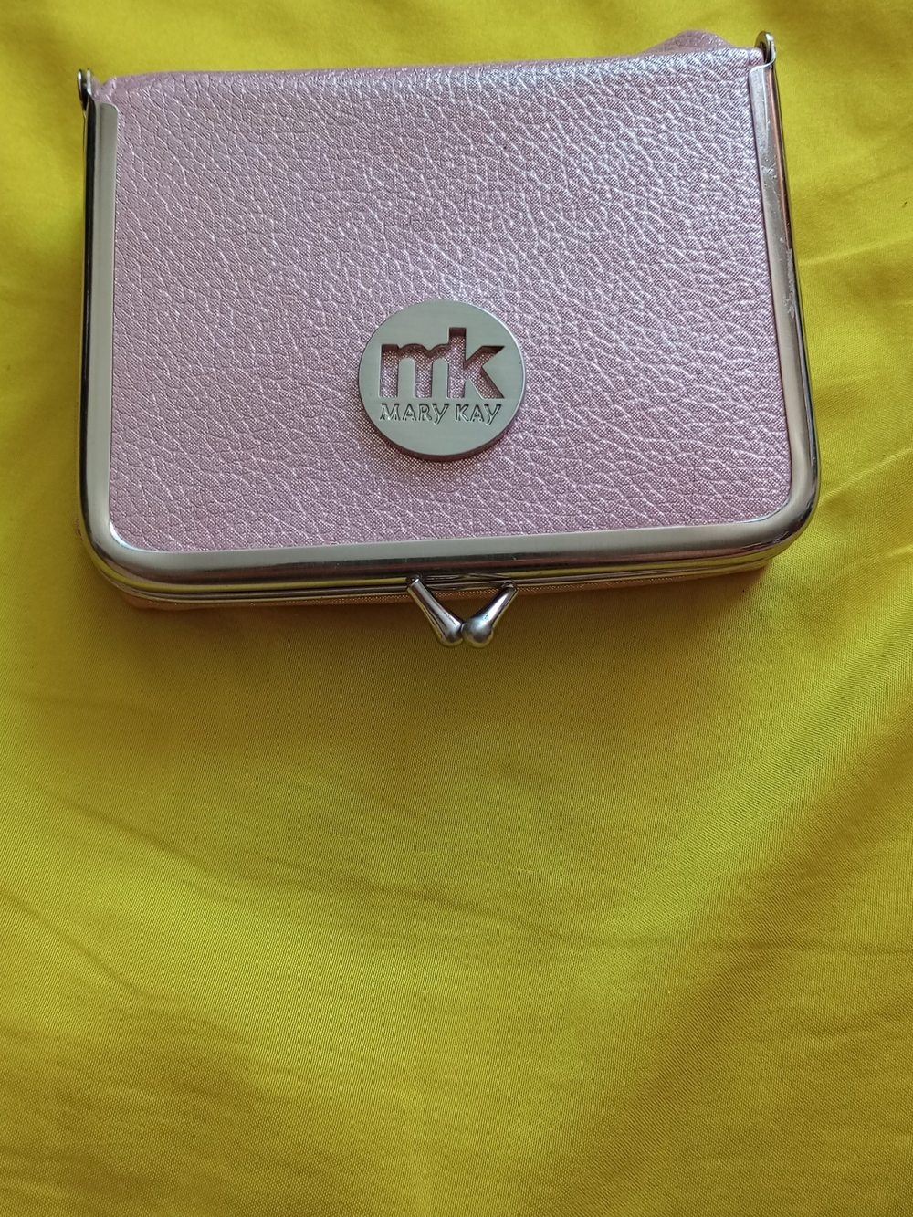 Mary Kay Pink Cosmetic Case - Compact Travel Pouch